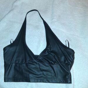 Black Halter Bralette
